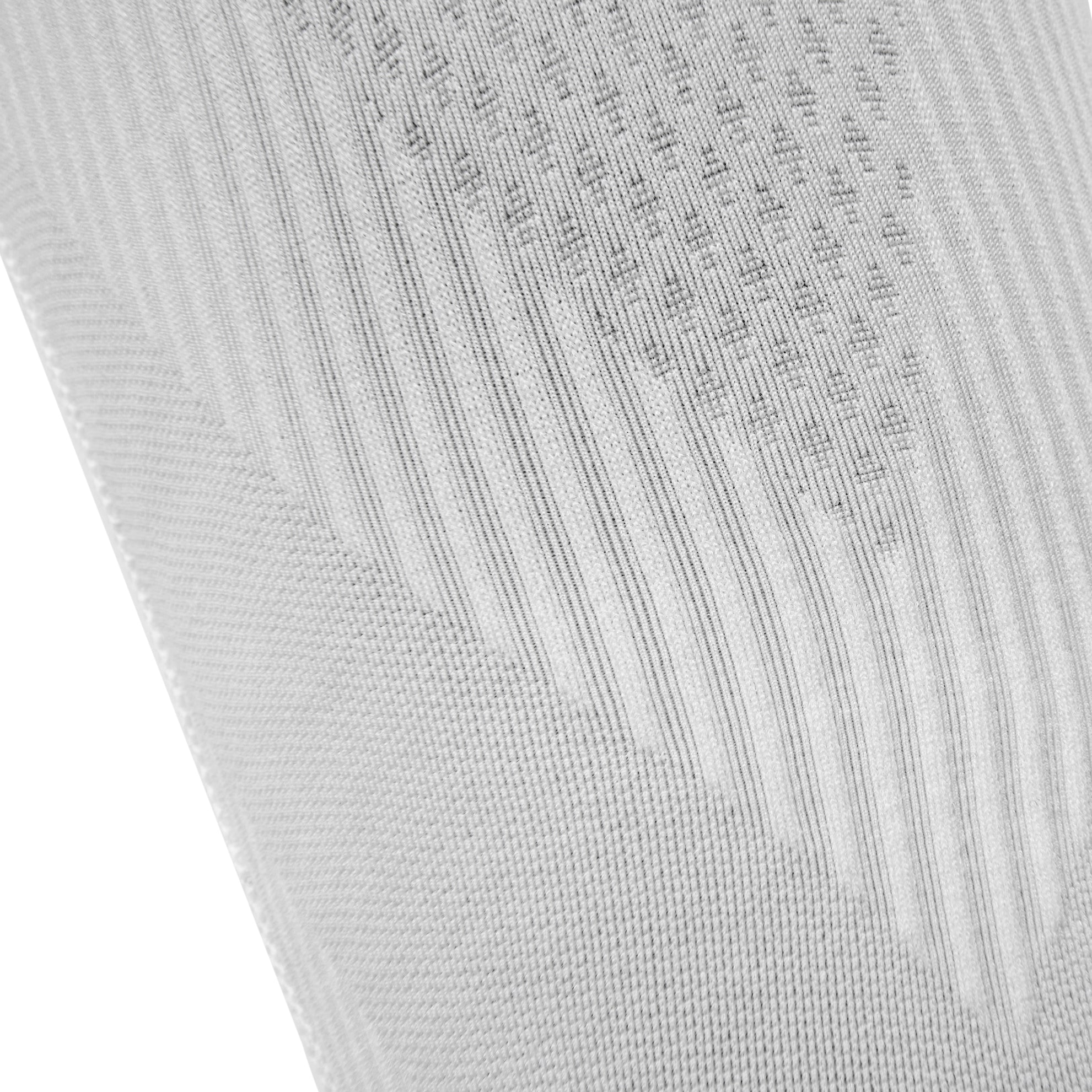 adidas Compression Calf Sleeves - White texture closeup